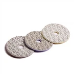 3 pasos de almohadillas de pulido de diamantes